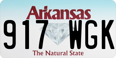 AR license plate 917WGK