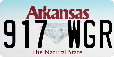 AR license plate 917WGR