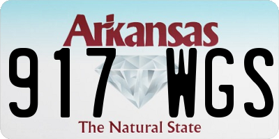AR license plate 917WGS