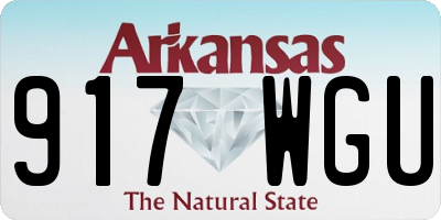 AR license plate 917WGU