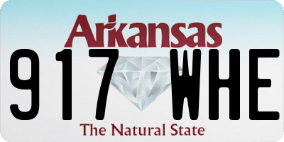 AR license plate 917WHE