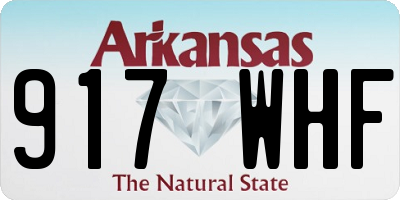 AR license plate 917WHF