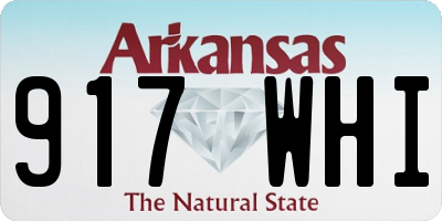 AR license plate 917WHI