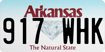 AR license plate 917WHK