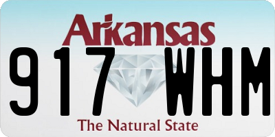 AR license plate 917WHM