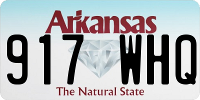 AR license plate 917WHQ