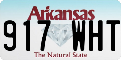 AR license plate 917WHT