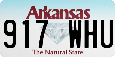 AR license plate 917WHU