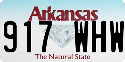 AR license plate 917WHW
