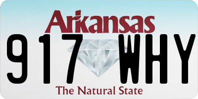 AR license plate 917WHY