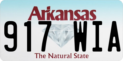 AR license plate 917WIA