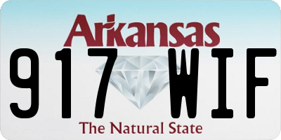 AR license plate 917WIF