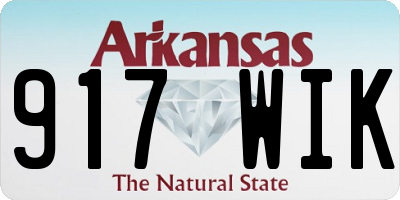AR license plate 917WIK