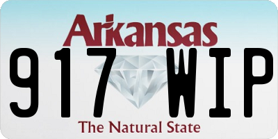 AR license plate 917WIP