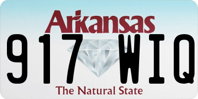 AR license plate 917WIQ