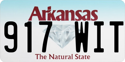 AR license plate 917WIT