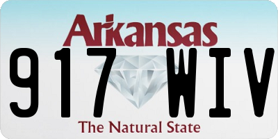 AR license plate 917WIV