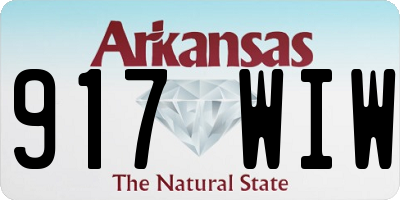 AR license plate 917WIW