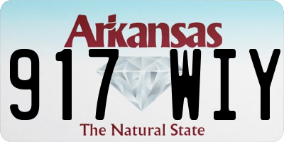 AR license plate 917WIY