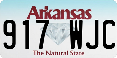 AR license plate 917WJC