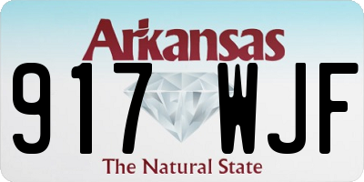 AR license plate 917WJF