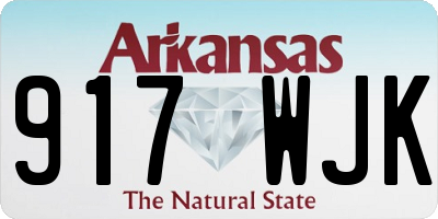 AR license plate 917WJK