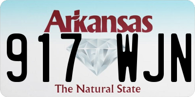 AR license plate 917WJN