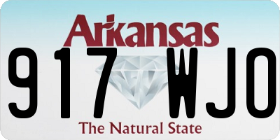 AR license plate 917WJO