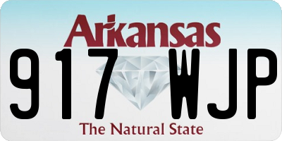 AR license plate 917WJP