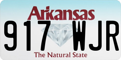 AR license plate 917WJR