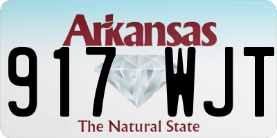 AR license plate 917WJT