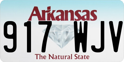 AR license plate 917WJV