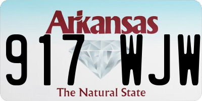 AR license plate 917WJW