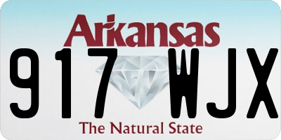 AR license plate 917WJX