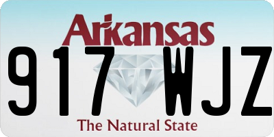 AR license plate 917WJZ