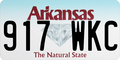 AR license plate 917WKC