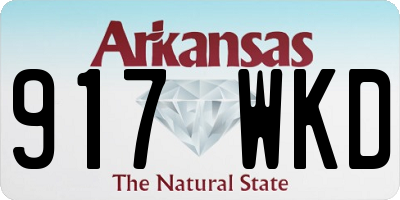 AR license plate 917WKD