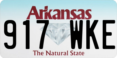 AR license plate 917WKE