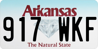 AR license plate 917WKF