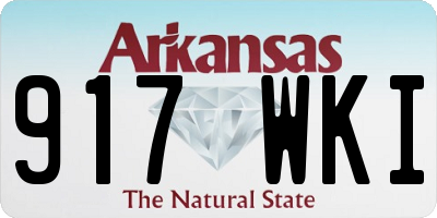 AR license plate 917WKI