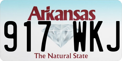 AR license plate 917WKJ