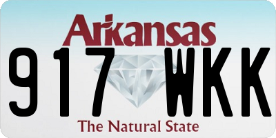 AR license plate 917WKK