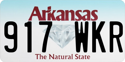 AR license plate 917WKR