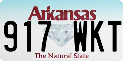AR license plate 917WKT