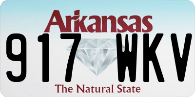 AR license plate 917WKV