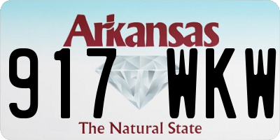 AR license plate 917WKW
