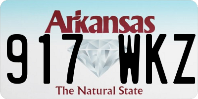 AR license plate 917WKZ