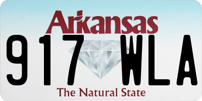 AR license plate 917WLA
