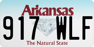 AR license plate 917WLF