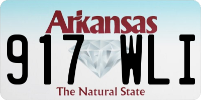 AR license plate 917WLI